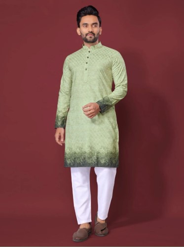 Cotton Rayon Kurta and Raymond Cotton Pyjama