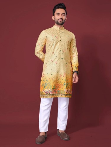 Cotton Rayon Kurta and Raymond Cotton Pyjama