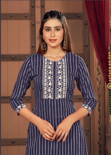 Rasian Silk Embroidered Kurtis