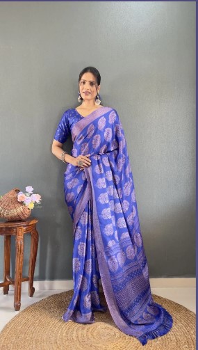 Soft Moss Silk Saree
