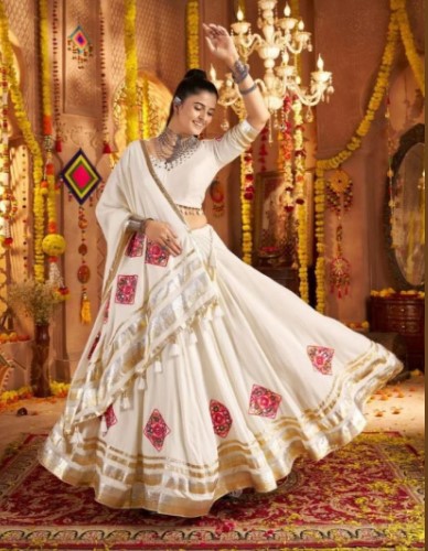 Multi Colors Raas Lehenga Choli